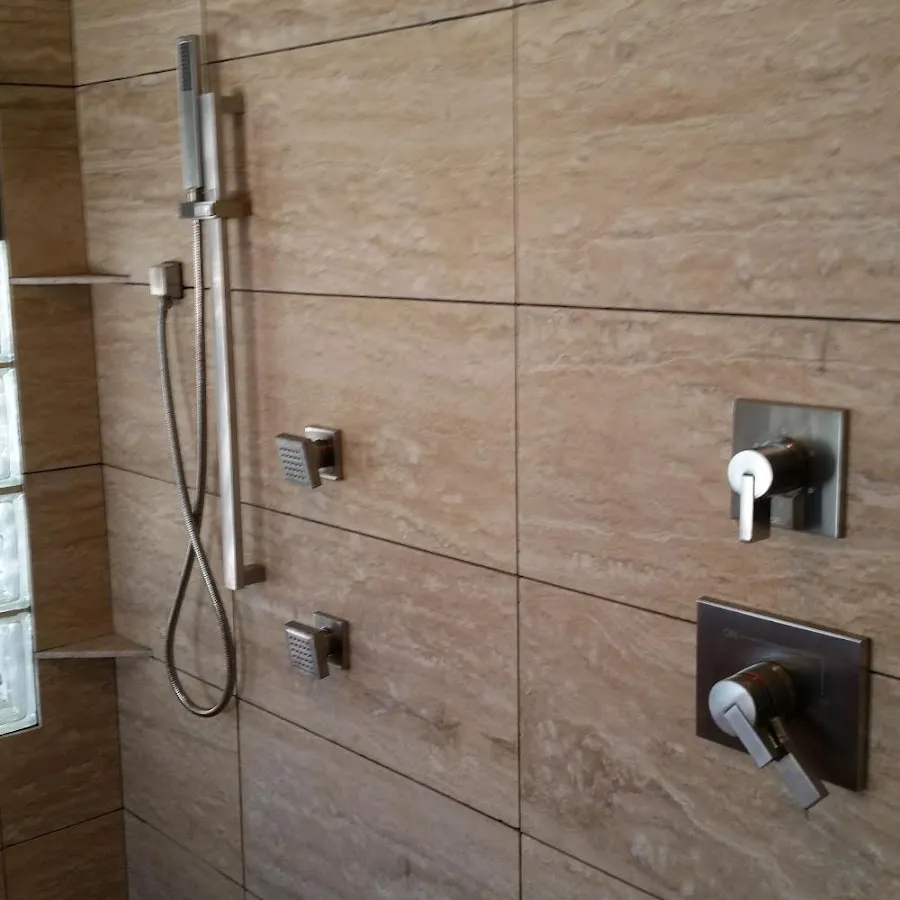 Shower fixture installation for Water Heater Replacement in Knoxville